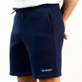 Italic Relaxed Jogger Shorts - Navy