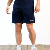 Italic Relaxed Jogger Shorts - Navy