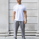 Anston Stretch Chinos - Light Grey