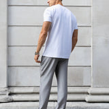 Anston Stretch Chinos - Light Grey