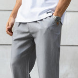 Anston Stretch Chinos - Light Grey