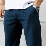 Anston Stretch Chinos - Navy