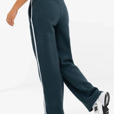 Jada Wide Leg Sweatpants - Teal Green