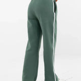 Jada Wide Leg Sweatpants - Vintage Green