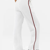 Jada Wide Leg Sweatpants - Flat White