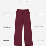 Eden Elasticated Trousers - Burgundy