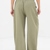 Eden Elasticated Trousers - Warm Olive