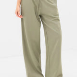 Eden Elasticated Trousers - Warm Olive