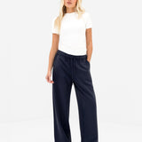 Eden Elasticated Trousers - Soft Navy
