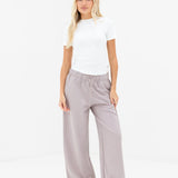 Eden Elasticated Trousers - Pebble