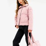 Ariana Quilted Jacket - Soft Pink