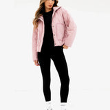Ariana Quilted Jacket - Soft Pink