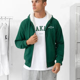 Heritage Zip Up Hoodie - Pine Green