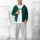 Heritage Zip Up Hoodie - Pine Green