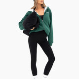 Heritage Full Zip Hoodie - Pine Green