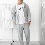 Heritage Zip Up Hoodie - Marl Grey