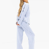 Suki Stripe Trousers - Blue Stripe