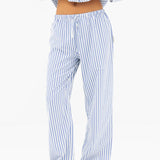 Suki Stripe Trousers - Blue Stripe