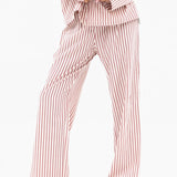 Suki Stripe Trousers - Red Stripe