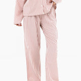 Suki Stripe Trousers - Red Stripe