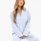 Suki Stripe Shirt - Blue Stripe