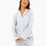 Suki Stripe Shirt - Light Grey Stripe
