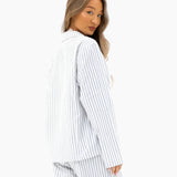 Suki Stripe Shirt - Light Grey Stripe