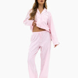 Suki Stripe Shirt - Pink Stripe