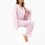 Suki Stripe Shirt - Pink Stripe