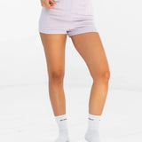 Aria Pointelle Shorts - Pastel Purple