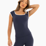 Ines Active Top - True Navy