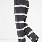 Tilly Striped Trousers - Charcoal