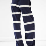 Tilly Striped Trousers - True Navy
