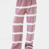 Tilly Striped Trousers - Dusty Pink