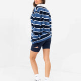 Skye Stripe Rugby Shirt - Blue Mix
