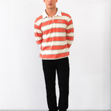 Stanley Stripe Rugby Shirt - Orange Mix