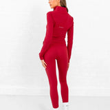 SculptForm Full Zip Jacket - Cherry Red