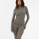 SculptForm Full Zip Jacket - Safari Green
