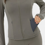 SculptForm Full Zip Jacket - Safari Green