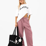 Heritage Oversized Sweatpants - Dusty Pink