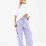 Heritage Oversized Sweatpants - Lilac