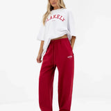 Heritage Oversized Sweatpants - Red