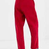 Alexis Wide Leg Sweatpants - Cherry Red