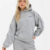 Immani Wide Leg Sweatpants - Marl Grey