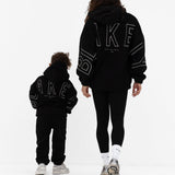 Mini Blakely Borg Hoodie - Black