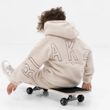 Mini Blakely Borg Hoodie - Tan