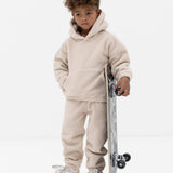 Mini Blakely Borg Hoodie - Tan