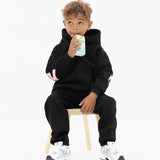 Mini Blakely Hoodie - Black & Pink