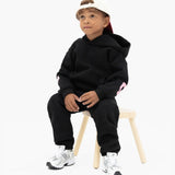 Mini Blakely Hoodie - Black & Pink