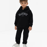 Mini Varsity Hoodie - Black